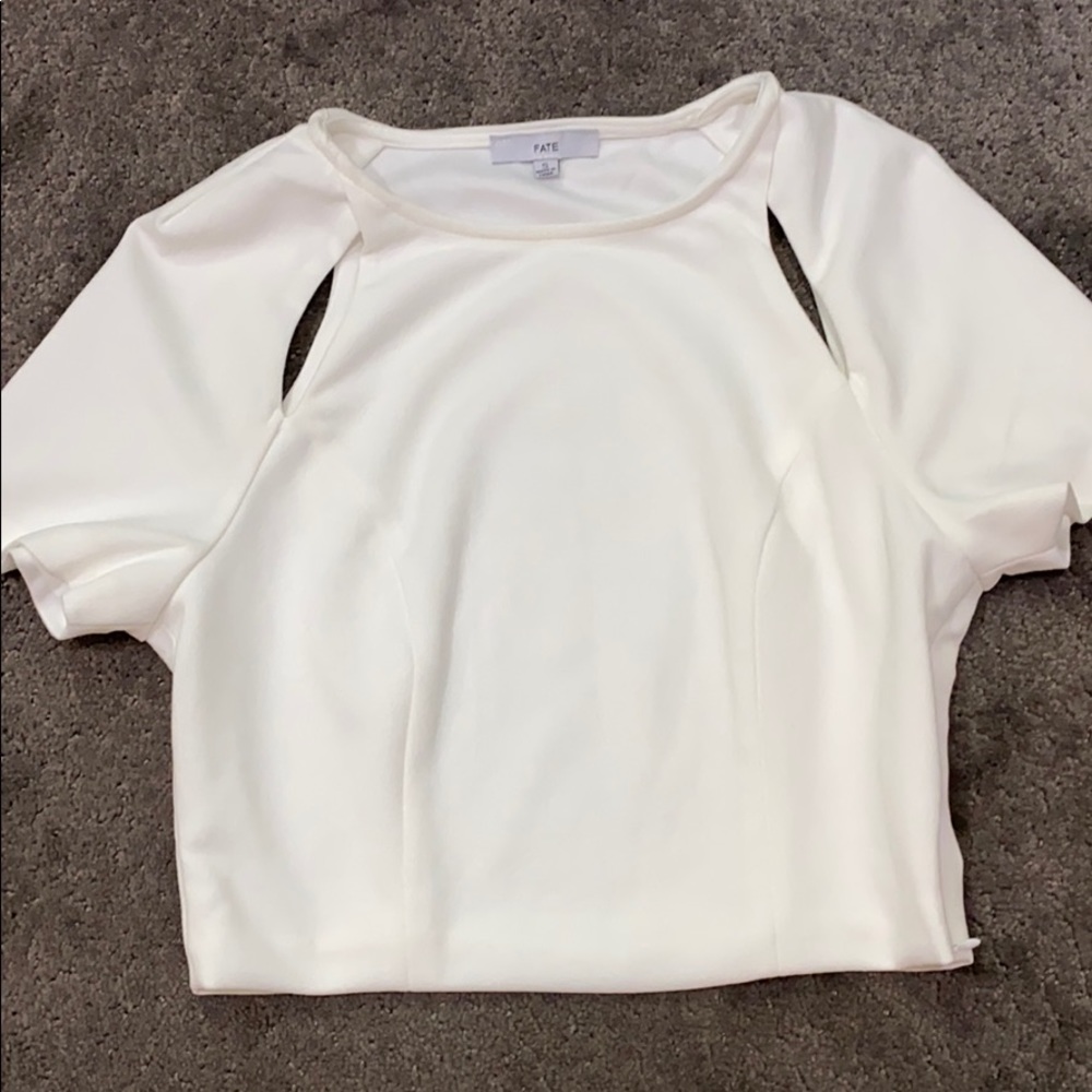 White Crop Top